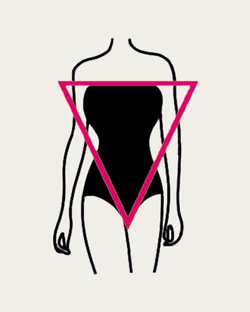 Inverted Triangle Body Shape