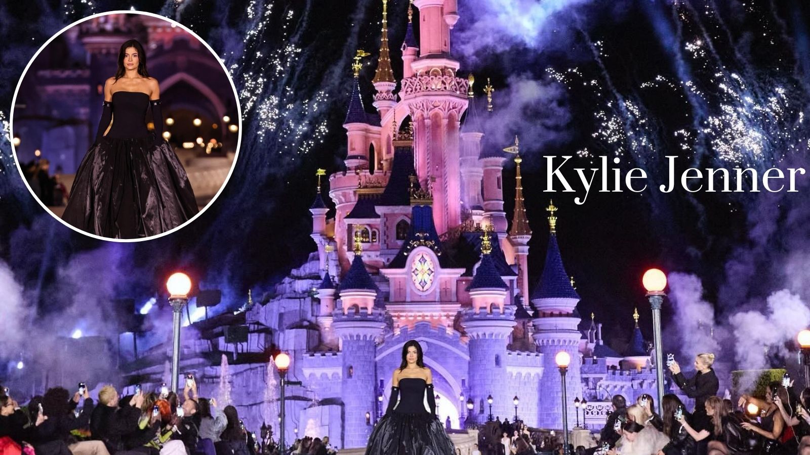 Kylie Jenner looks Adorable in a Custom Coperni Gown Giving Disney Princess Vibes at Paris Fashion Week 2025