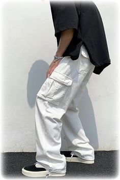 White Color Cargo Pants